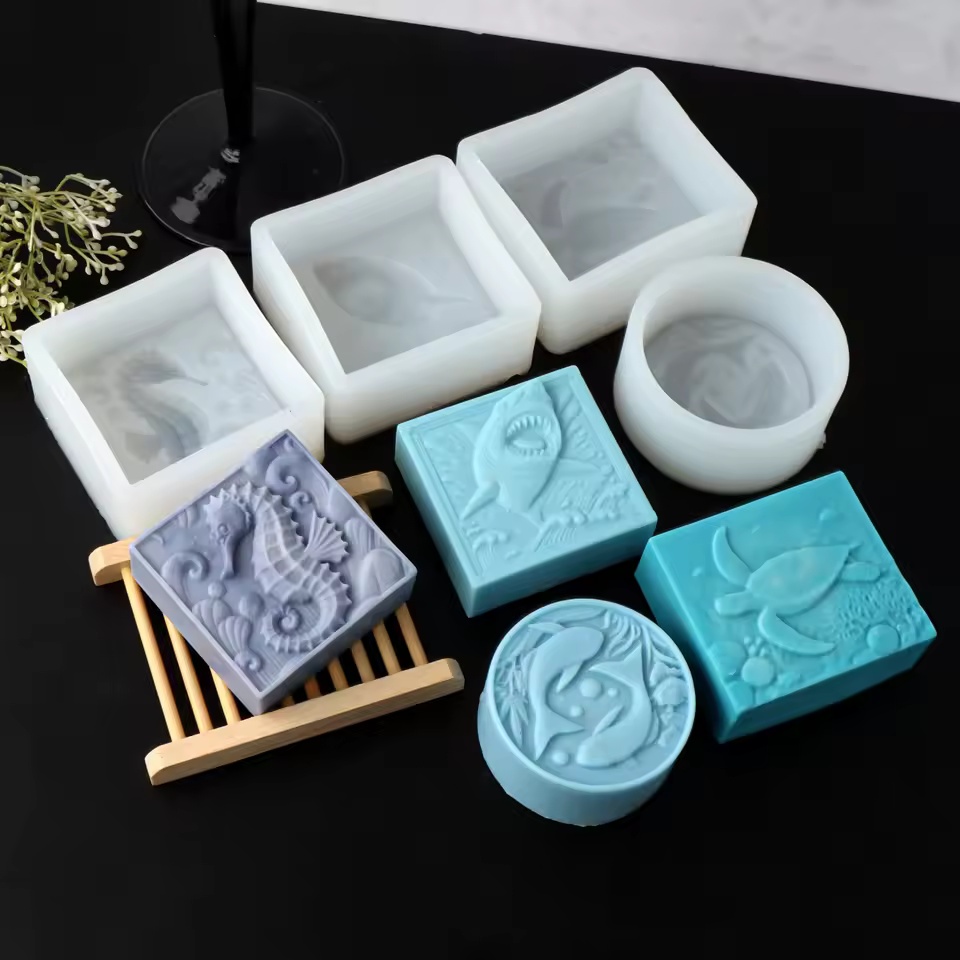 Soap Making Home - قالب صابون سيليكون ثلاثي الأبعاد على