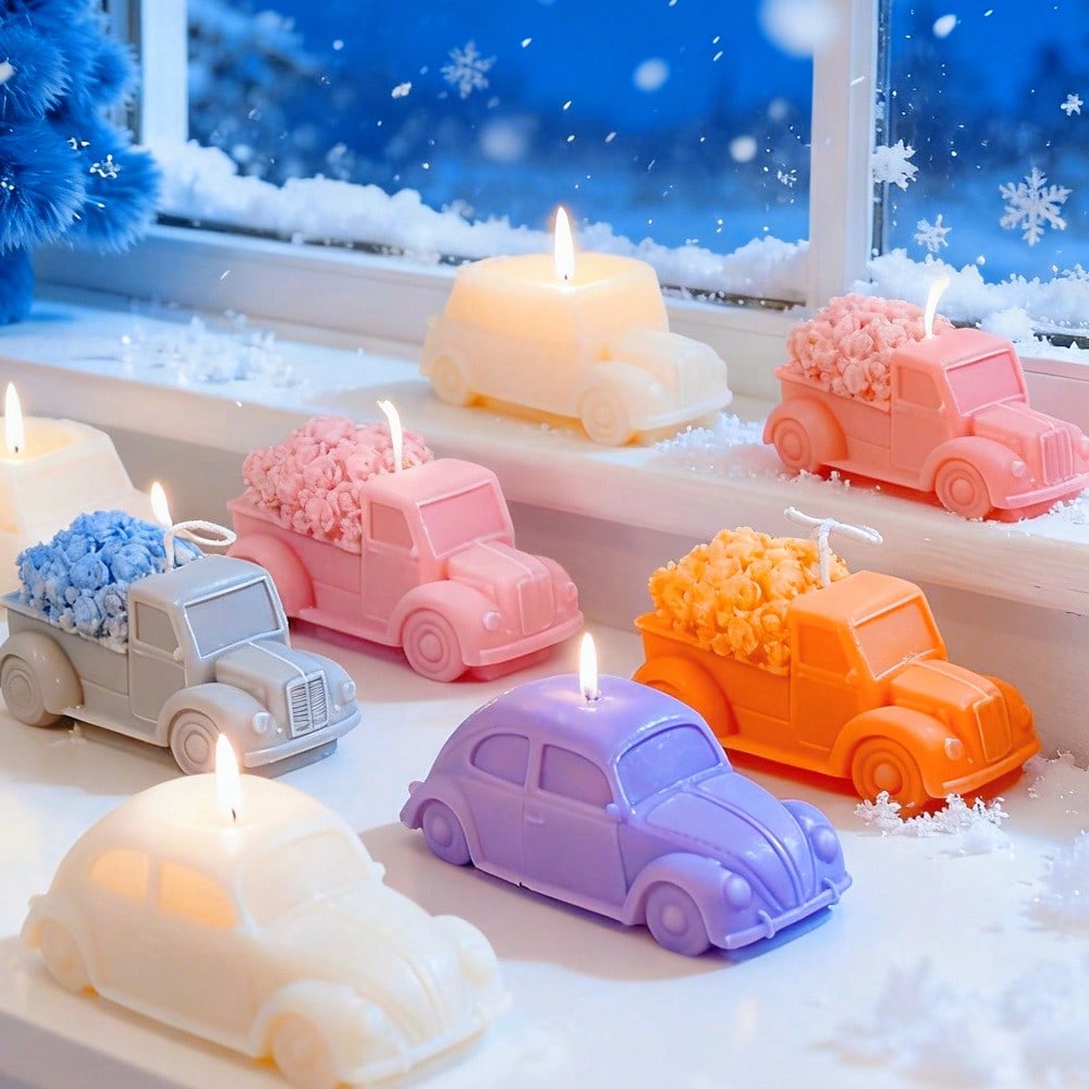 Soap Making Home - قالب سيليكون متعدد الأنماط لتشكيل الشموع