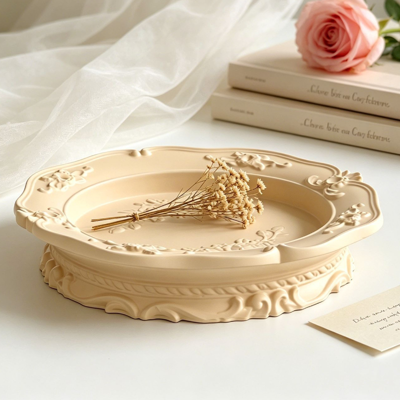 قالب سيليكون أنيق بتصميم باروك - مراجعة Soap Making Name وسعره