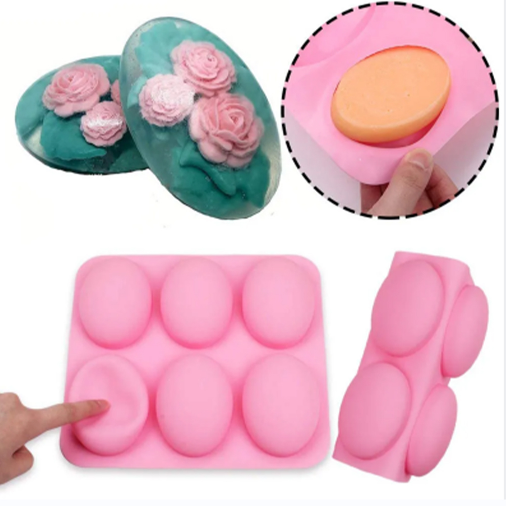 6 تجاويف قالب صابون سيليكون بي - مراجعة Soap Making Things وسعره