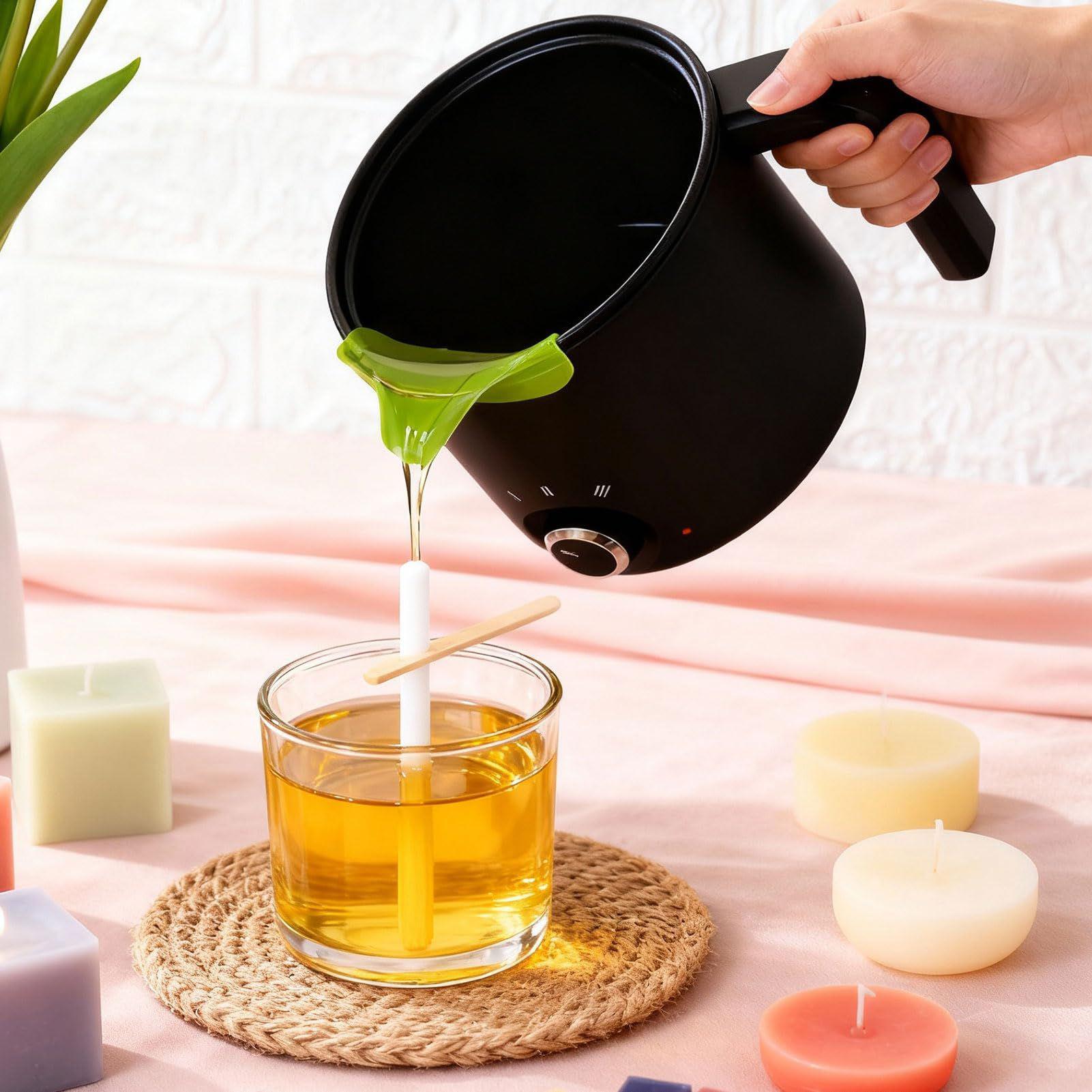 وعاء كهربائي لصهر شمع الشموع س - مراجعة Soap Making Experiment وسعره